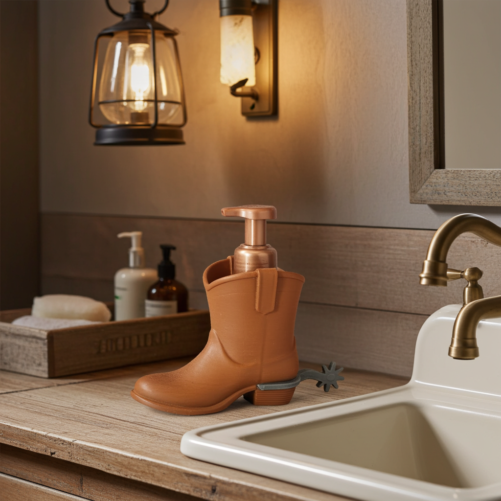Cowboy Boot Soap Holder