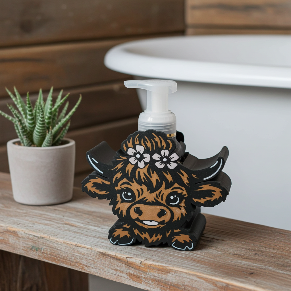 Highland Cow Soap Holder